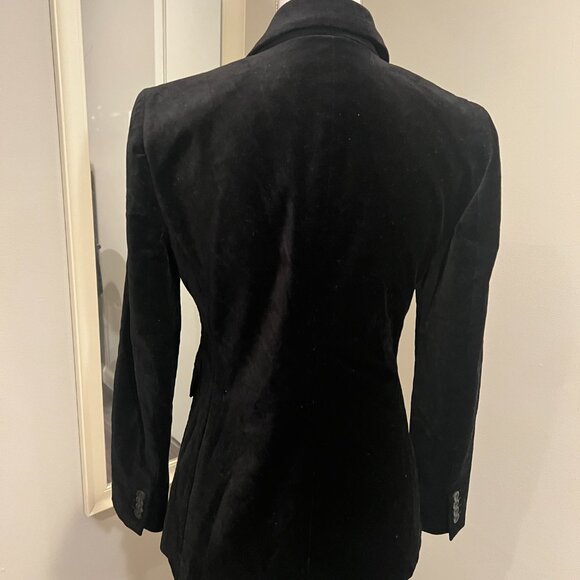 NWT Ann Taylor Black Velvet Single Button Jacket, SIze 4 - Picture 10 of 16